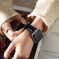 Apple Watch -【渡鴨黑】同色車線真皮蘋果錶帶_6