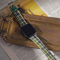 Apple watch -復古感格紋羊絨蘋果錶帶_11