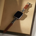 Apple watch - 真皮拼接單鏈蘋果錶帶_5