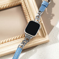 Apple watch - 牛仔丹寧拼接單鏈蘋果錶帶_10