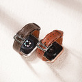 Apple watch - 【暖色】車線細皮革 蘋果錶帶_1