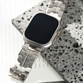 Apple watch - 輕薄鎧甲款鈦金屬 蘋果專用錶帶_7