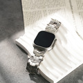 Apple watch - 輕薄鎧甲款鈦金屬 蘋果專用錶帶_2