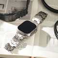 Apple watch - 輕薄鎧甲款鈦金屬 蘋果專用錶帶_17