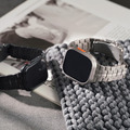 Apple watch - 輕薄鎧甲款鈦金屬 蘋果專用錶帶_15