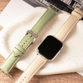 Apple Watch -【 酪梨綠】同色車線真皮蘋果錶帶_3