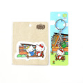 【 漫遊台灣 X 三麗鷗 】Hello Kitty 鑰匙圈+行李箱貼_3