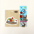 【 漫遊台灣 X 三麗鷗 】Hello Kitty 鑰匙圈+行李箱貼_4