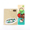 【 漫遊台灣 X 三麗鷗 】Hello Kitty 鑰匙圈+行李箱貼_2