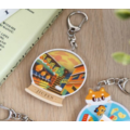 【漫遊台灣X猴子設計】轉轉鑰匙圈 壓克力 鑰匙圈 台味生活 吊飾 台灣（10款任選）_1