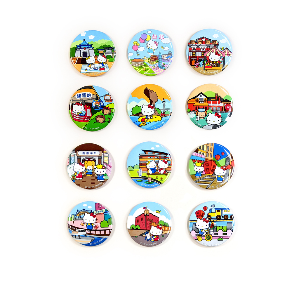 漫遊台灣X三麗鷗】Hello Kitty 布丁狗雙星仙子開瓶器磁鐵冰箱貼Sanrio