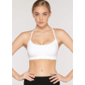 經典款補貨-Lorna Jane-Sammy 細肩背扣式運動內衣-白