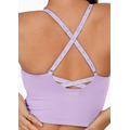Lorna Jane-In The Moment 細肩背交叉簍空長版運動內衣背心-薰衣草紫❤Combo_2