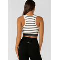 新品上架-Lorna Jane-Horizon橫條附胸墊挖背心/長版運動內衣_1