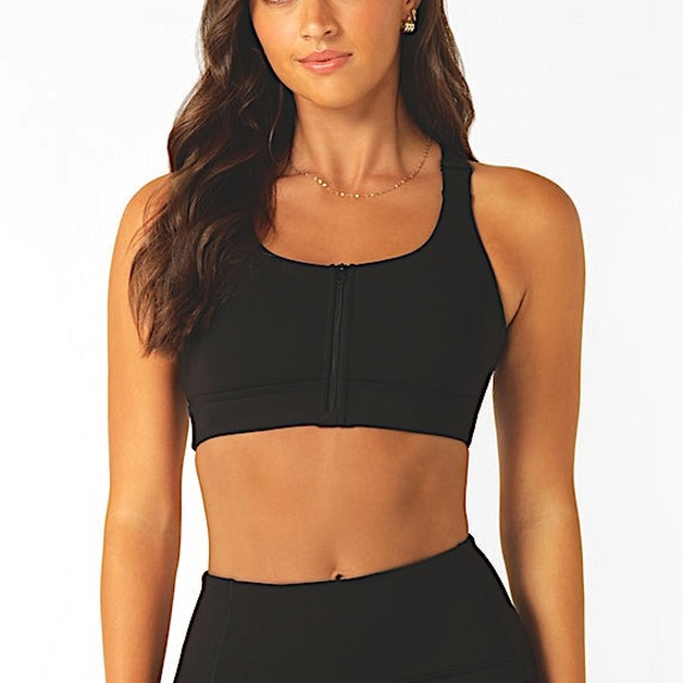 預購新品-Lorna Jane- Easy 前開拉鍊後背扣高強度運動內衣❤