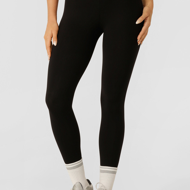 預購經典款-Lorna Jane- Lotus 後腰大口袋9分運動緊身褲❤黑