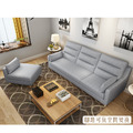 金閣｜L型貓抓皮沙發-鐵灰色-L型沙發210cm_2