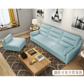 金閣｜L型貓抓皮沙發-冰川藍(預購)-L型沙發210cm_2