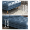 達爾文｜貓抓皮沙發床-深藍色(預購)_5