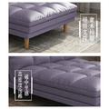 達爾文｜貓抓皮沙發床-芋頭紫_5