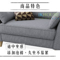 小布里｜小雙人位貓抓皮沙發-鐵灰色(預購)-雙人沙發136cm_2