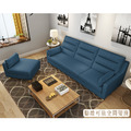金閣｜L型貓抓皮沙發-深藍色(預購)-L型沙發210cm_2