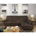 金閣｜L型貓抓皮沙發-深咖啡(預購)-L型沙發210cm_3