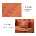 艾薇拉｜貓抓皮沙發床-南瓜橘(預購)_4