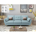 布里斯｜三人座貓抓皮沙發-冰川藍-三人沙發190cm_2