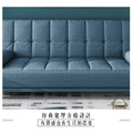 瑪丹娜｜貓抓皮沙發床-深藍色_6