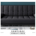 瑪丹娜｜貓抓皮沙發床-墨黑色(預購)_6