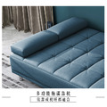 瑪丹娜｜貓抓皮沙發床-深藍色_7