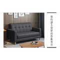 傑西｜小雙人位貓抓皮沙發-紳士灰-雙人沙發122cm_4