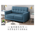 派克｜小雙人位貓抓皮沙發-深藍色(預購)雙人沙發122cm_4