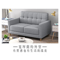 派克｜小雙人位貓抓皮沙發-鐵灰色(預購)雙人沙發122cm_4