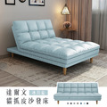 達爾文｜貓抓皮沙發床-冰川藍