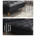達爾文｜貓抓皮沙發床-墨黑色(預購)_5