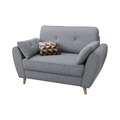 小布里｜小雙人位貓抓皮沙發-鐵灰色(預購)-雙人沙發136cm_1