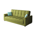 雅典娜｜貓抓皮沙發床-橄欖綠(預購)_1