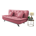 艾薇拉｜貓抓皮沙發床-淺粉紅(預購)_1