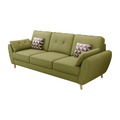 布里斯｜三人座貓抓皮沙發-橄欖綠-三人沙發190cm_1