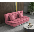 艾薇拉升級款｜虎抓皮沙發床-淺粉紅_2
