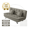 艾薇拉升級款｜虎抓皮沙發床-淺咖啡_2