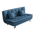 艾薇拉升級款｜虎抓皮沙發床-深藍色_1