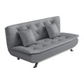 艾薇拉升級款｜虎抓皮沙發床-鐵灰色_1