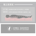 夢想｜獨立筒彈簧床墊-加大雙人6尺_5