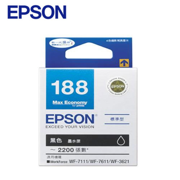 EPSON 原廠黑色墨水匣｜T188150 C13T188150