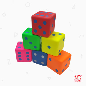 (團購)8公分骰子1組3入 - 5組