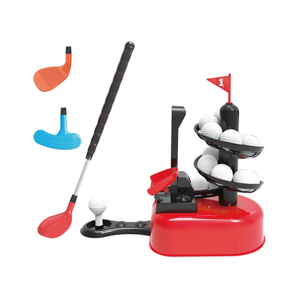 兒童高爾夫球發球機套裝組