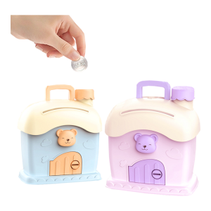 手提小房子存錢罐
